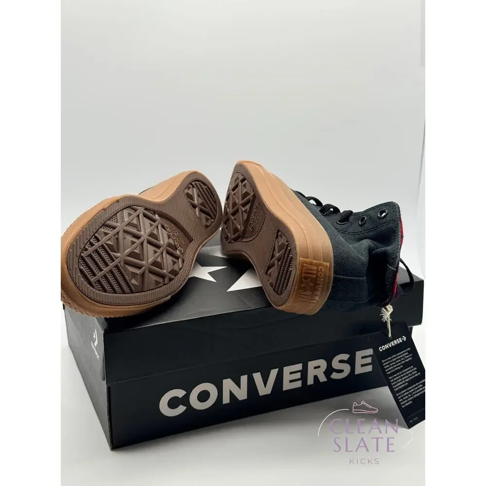 Converse CTAS Hi A12434C Black Days Ahead Gum Kids 5 New